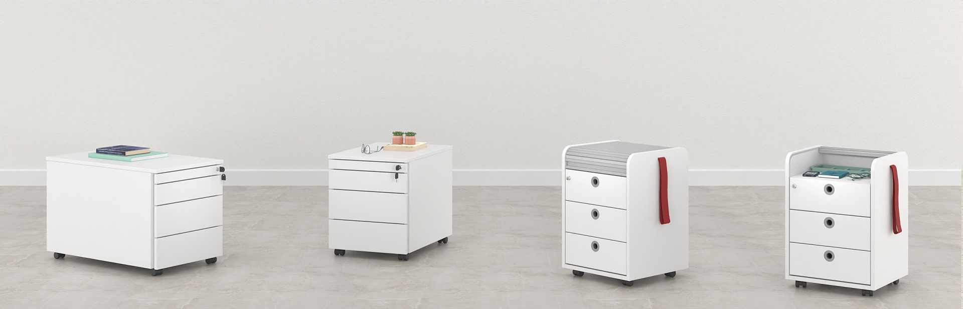 White Lacquer Pedestals